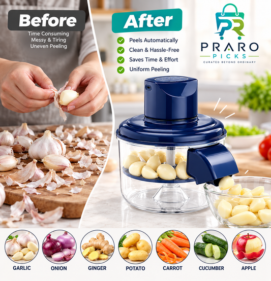 Automatic Electric Fruit & Vegetable Peeler – 5-Blade Rechargeable Kitchen Gadget
