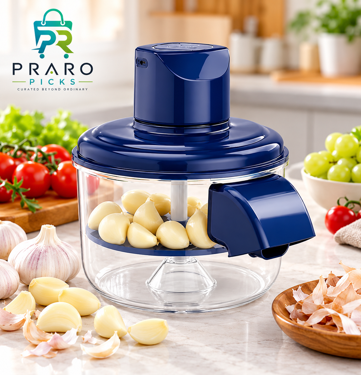Automatic Electric Fruit & Vegetable Peeler – 5-Blade Rechargeable Kitchen Gadget